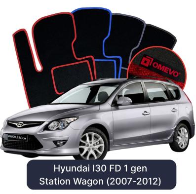 Velurové autokoberce OMEVO pro Hyundai I30 FD 1 gen Kombi (2007-2012)