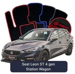 Velurové autokoberce OMEVO pro Seat Leon ST 4 gen Kombi (2020-2026)