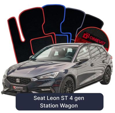 Velurové autokoberce OMEVO pro Seat Leon ST 4 gen Kombi (2020-2026)