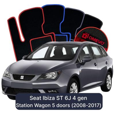 Velurové autokoberce OMEVO pro Seat Ibiza ST 6J 4 gen Kombi 5 dveří (2008-2017)
