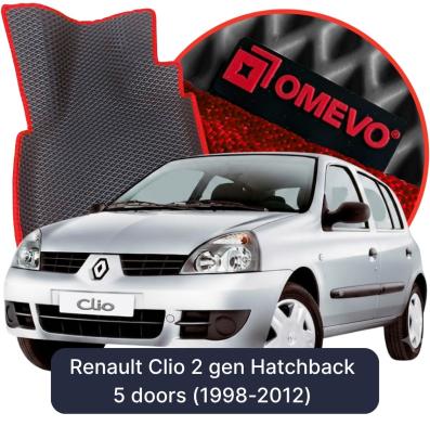 EVA autokoberce OMEVO pro Renault Clio 2 gen Hatchback 5 dveří (1998-2012)