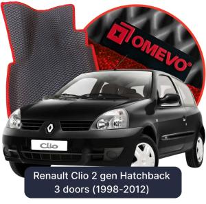 OMEVO 5D Pro Koberečky do Renault Clio 2 gen Hatchback 3 dveře (1998-2012)