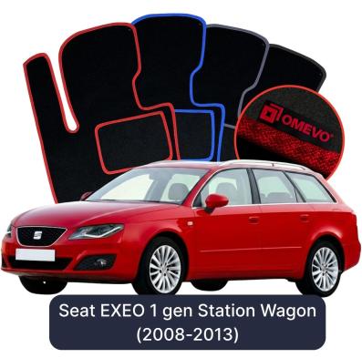 Velurové autokoberce OMEVO pro Seat EXEO 1 gen Kombi 5 dveří (2008-2013)