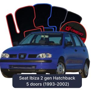 Velurové autokoberce OMEVO pro Seat Ibiza 2 gen Hatchback 5 dveří (1993-2002)