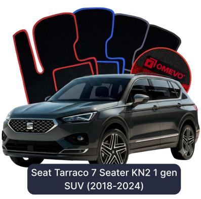 Velurové autokoberce OMEVO pro Seat Tarraco 7 místný KN2 1 gen SUV (2018-2024)