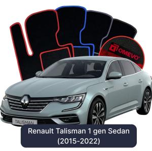 Velurové autokoberce OMEVO pro Renault Talisman 1 gen Sedan (2015-2022)