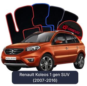 Velurové autokoberce OMEVO pro Renault Koleos 1 gen SUV 5 dveří (2007-2016)