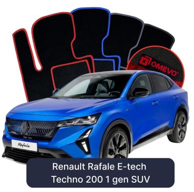 Velurové autokoberce OMEVO pro Renault Rafale  1 gen SUV (2024-2025)