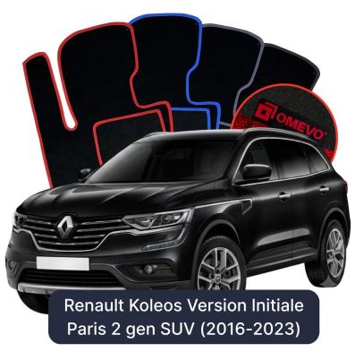 Velurové autokoberce OMEVO pro Renault Koleos Verze Paris 2 gen SUV (2016-2023)