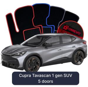 Velurové autokoberce OMEVO pro Cupra Tavascan 1 gen SUV 5 dveří (2023-2025)