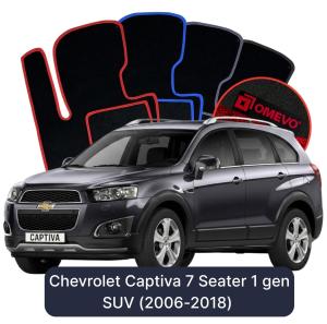 Velurové autokoberce OMEVO pro Chevrolet Captiva 1 gen SUV (2006-2018)