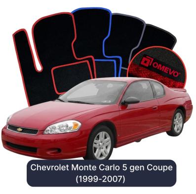 Velurové autokoberce OMEVO pro Chevrolet Monte Carlo 5 gen Coupe (1999-2007)