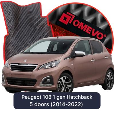 EVA autokoberce OMEVO pro Peugeot 108 1 gen Hatchback 5 dveří (2014-2022)