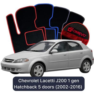 Velurové autokoberce OMEVO pro Chevrolet Lacetti J200 1 gen Hatchback 5 dveří (2002-2016)