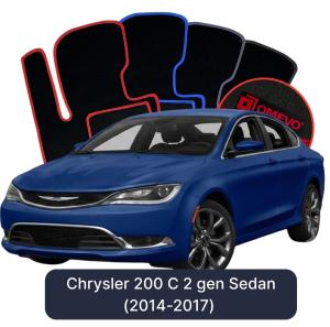 Velurové autokoberce OMEVO pro Chrysler 200 C 2 gen Sedan (2014-2017)