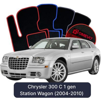 Velurové autokoberce OMEVO pro Chrysler 300 C 1 gen Kombi (2004-2010)