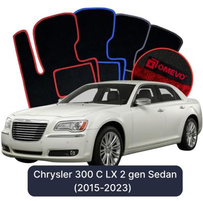 Velurové autokoberce OMEVO pro Chrysler 300 C LX 2 gen Sedan (2011-2023)