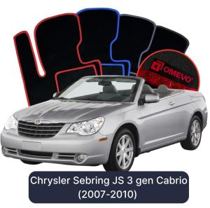 Velurové autokoberce OMEVO pro Chrysler Sebring JS 3 gen Cabrio (2007-2010)
