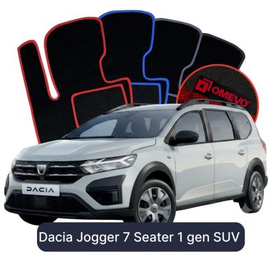 Velurové autokoberce OMEVO pro Dacia Jogger 7 místný 1 gen SUV (2021-2025)
