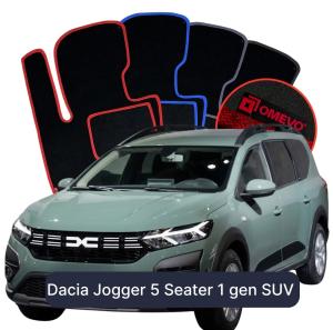 Velurové autokoberce OMEVO pro Dacia Jogger 5 místná 1 gen SUV (2021–2025)