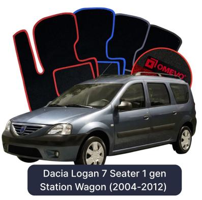 Velurové autokoberce OMEVO pro Dacia Logan 7 místný 1 gen Kombi (2004-2012)