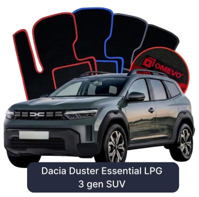 Velurové autokoberce OMEVO pro Dacia Duster Essential LPG  3 gen SUV (2024-2025)