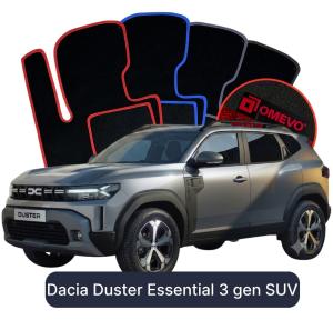 Velurové autokoberce OMEVO pro Dacia Duster Essential 3 gen SUV (2024-2026)