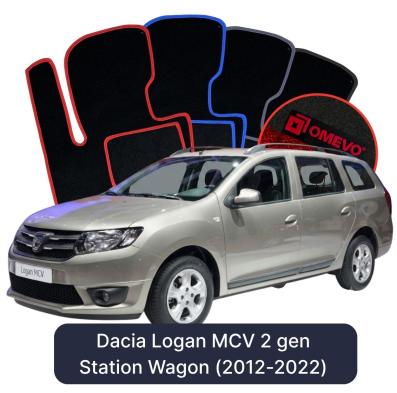 Velurové autokoberce OMEVO pro Dacia Logan MCV 2 gen Kombi (2012-2022)