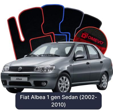 Velurové autokoberce OMEVO pro Fiat Albea 1 gen Sedan (2002-2010)