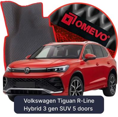 EVA autokoberce OMEVO pro Volkswagen Tiguan R-Line Hybridní 3 gen SUV 5 dveří (2023-2026)