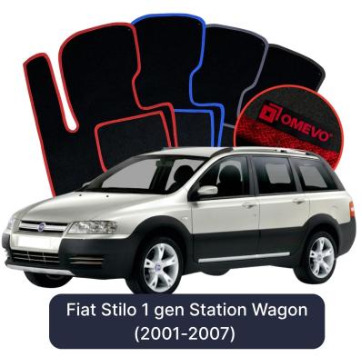 Velurové autokoberce OMEVO pro Fiat Stilo 1 gen Kombi (2001-2007)