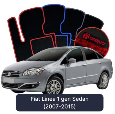 Velurové autokoberce OMEVO pro Fiat Linea 1 gen Sedan (2007-2015)
