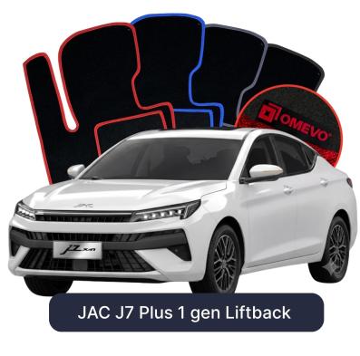 Velurové autokoberce OMEVO pro JAC J7 Plus 1 gen Liftback (2019-2026)