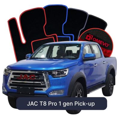 Velurové autokoberce OMEVO pro JAC T8 Pro 1 gen Pick-up (2018-2026)