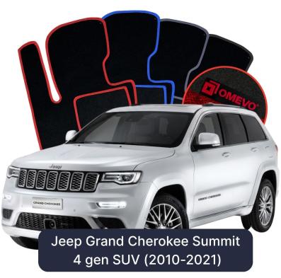 Velurové autokoberce OMEVO pro Jeep Grand Cherokee Summit 4 gen SUV (2010-2021)