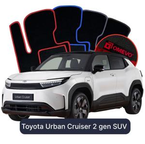 Velurové autokoberce OMEVO pro Toyota Urban Cruiser 2 gen SUV (2025-2026)