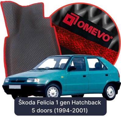 EVA autokoberce OMEVO pro Škoda Felicia 1 gen Hatchback 5 dveří (1994-2001)