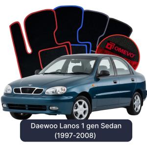 Velurové autokoberce OMEVO pro Daewoo Lanos 1 gen Sedan (1997-2008)
