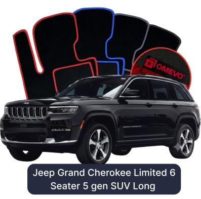 Velurové autokoberce OMEVO pro Jeep Grand Cherokee Limited 6 místný 5 gen SUV (2021–2025)