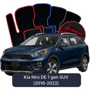 Velurové autokoberce OMEVO pro Kia Niro DE 1 gen SUV (2016-2022)