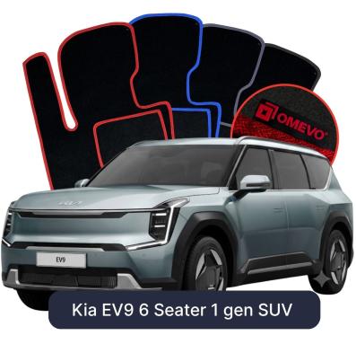 Velurové autokoberce OMEVO pro Kia EV9 6-místný 1 gen SUV (2023-2025)