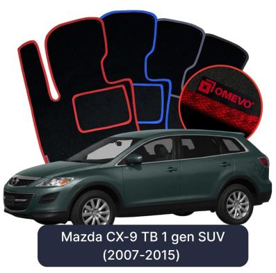 Velurové autokoberce OMEVO pro Mazda CX-9 TB 1 gen SUV (2007-2015)