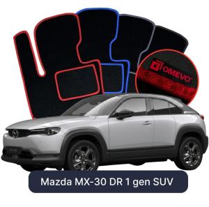 Velurové autokoberce OMEVO pro Mazda MX-30 DR 1 gen SUV 5 dveří (2020-2025)