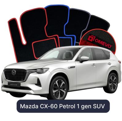 Velurové autokoberce OMEVO pro Mazda CX-60 Benzín 1 gen SUV (2022-2025)