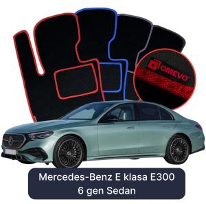 Velurové autokoberce OMEVO pro Mercedes-Benz Třídy E E300 6 gen Sedan (2023-2025)