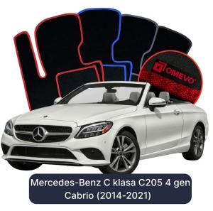 Velurové autokoberce OMEVO pro Mercedes-Benz Vito C205 4 gen Cabrio (2014-2021)