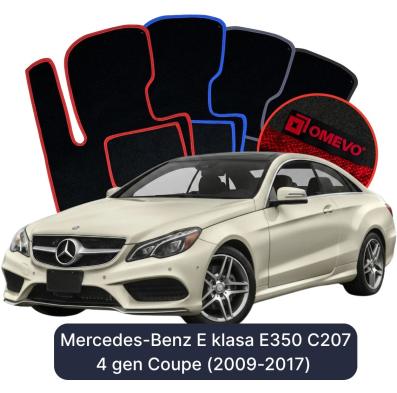 Velurové autokoberce OMEVO pro Mercedes-Benz E klasa E350 C207 4 gen Kupé (2009-2017)