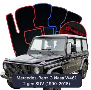 Velurové autokoberce OMEVO pro Mercedes-Benz G trida W461 2 gen SUV (1990-2018)