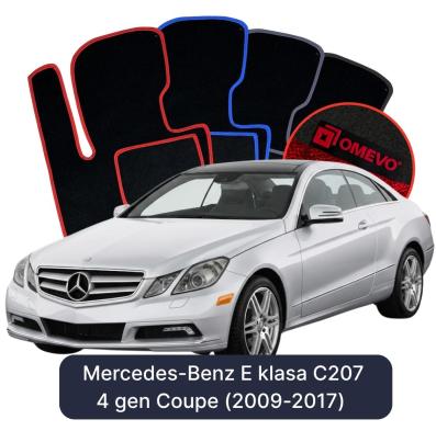 Velurové autokoberce OMEVO pro Mercedes-Benz E Třída C207 4 gen Kupé (2009-2017)