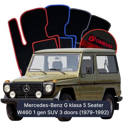 Velurové autokoberce OMEVO pro Mercedes-Benz G Třída 5 místný W460 1 gen SUV 3 dveře (1979-1992)